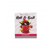 Стимулирующий презерватив-насадка Roll   Ball Raspberry - Sitabella - купить с доставкой в Череповце