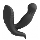 Черный вибромассажер простаты PROSTATE HERO - Dream Toys - в Череповце купить с доставкой
