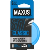 Классические презервативы в железном кейсе MAXUS Classic - 3 шт. - Maxus - купить с доставкой в Череповце