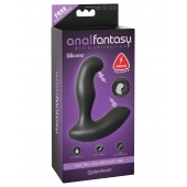 Черный массажер простаты Electro Stim Prostate Vibe с электростимуляцией - 13,3 см. - Pipedream - купить с доставкой в Череповце