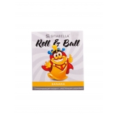 Стимулирующий презерватив-насадка Roll   Ball Banana - Sitabella - купить с доставкой в Череповце