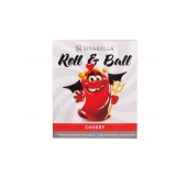 Стимулирующий презерватив-насадка Roll   Ball Cherry - Sitabella - купить с доставкой в Череповце
