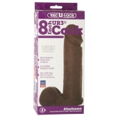 Насадка-реалистик Vac-U-Lock 8  ULTRASKYN Cock - 20,6 см. - Doc Johnson - купить с доставкой в Череповце