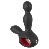 Черный вибромассажер простаты с нагревом и ротацией Prostate Plug - 14,5 см. - Orion - в Череповце купить с доставкой