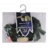 Черный пояс-трусики с двумя насадками Soft-Dolli - 16,5 и 10,5 см. - LOVETOY (А-Полимер) - купить с доставкой в Череповце