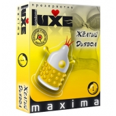 Презерватив LUXE Maxima  Желтый дьявол  - 1 шт. - Luxe - купить с доставкой в Череповце