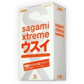 Ультратонкие презервативы Sagami Xtreme SUPERTHIN - 15 шт. - Sagami - купить с доставкой в Череповце