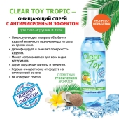 Очищающий спрей для игрушек CLEAR TOY Tropic - 100 мл. - Биоритм - купить с доставкой в Череповце