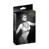 Черная упряжь на грудь Julia - Bijoux Pour Toi - купить с доставкой в Череповце