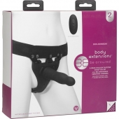 Черный полый вибрострапон Body Extensions BE Aroused - 17,78 см. - Doc Johnson - купить с доставкой в Череповце
