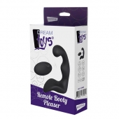 Черный вибромассажер простаты REMOTE BOOTY PLEASER - Dream Toys - в Череповце купить с доставкой