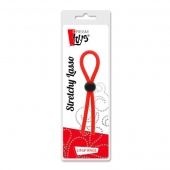 Красное эрекционное лассо с одной бусинкой-утяжкой STRETCHY THICK LASSO - Dream Toys - в Череповце купить с доставкой