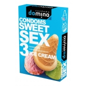 Презервативы для орального секса DOMINO Sweet Sex с ароматом мороженого - 3 шт. - Domino - купить с доставкой в Череповце