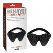 Черная маска на глаза Behave - Chisa - купить с доставкой в Череповце