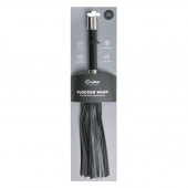 Черная плеть Easytoys Flogger With Metal Grip - 38 см. - Easy toys - купить с доставкой в Череповце