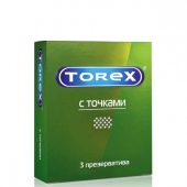 Текстурированные презервативы Torex  С точками  - 3 шт. - Torex - купить с доставкой в Череповце