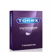 Презервативы Torex  Ультратонкие  - 3 шт. - Torex - купить с доставкой в Череповце