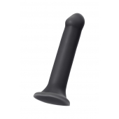 Черный фаллос на присоске Silicone Bendable Dildo XL - 20 см. - Strap-on-me - купить с доставкой в Череповце