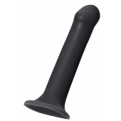 Черный фаллос на присоске Silicone Bendable Dildo XL - 20 см. - Strap-on-me - купить с доставкой в Череповце