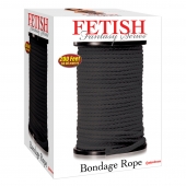 Черная веревка для связывания Bondage Rope - 60,9 м. - Pipedream - купить с доставкой в Череповце