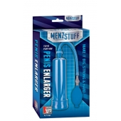 Синяя вакуумная помпа MENZSTUFF PENIS ENLARGER - Dream Toys - в Череповце купить с доставкой