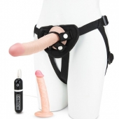 Регулируемые трусики с 2 насадками - 16 и 15 см. - Lux Fetish - купить с доставкой в Череповце