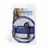 Стимулятор простаты с фиксацией эрекционным кольцом Prostate Gear - BlueLine - в Череповце купить с доставкой