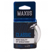 Классические презервативы в пластиковом кейсе MAXUS Classic - 3 шт. - Maxus - купить с доставкой в Череповце