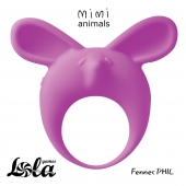 Фиолетовое эрекционное кольцо Fennec Phil - Lola Games - в Череповце купить с доставкой