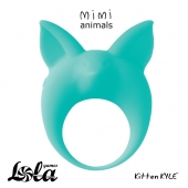 Зеленое эрекционное кольцо Kitten Kyle - Lola Games - в Череповце купить с доставкой