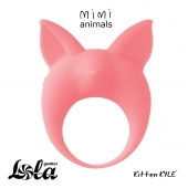 Оранжевое эрекционное кольцо Kitten Kyle - Lola Games - в Череповце купить с доставкой