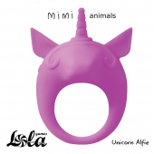 Фиолетовое эрекционное кольцо Unicorn Alfie - Lola Games - в Череповце купить с доставкой