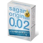 Ультратонкие презервативы Sagami Original 0.02 Extra Lub с увеличенным количеством смазки - 3 шт. - Sagami - купить с доставкой в Череповце