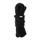 Черная веревка для шибари DELUXE BONDAGE ROPE - 5 м. - Dream Toys - купить с доставкой в Череповце
