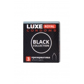 Черные презервативы LUXE Royal Black Collection - 3 шт. - Luxe - купить с доставкой в Череповце