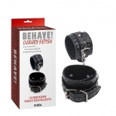 Черные наручники Surrender Wrist Restraints - Chisa - купить с доставкой в Череповце