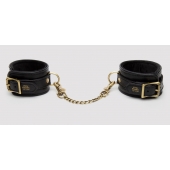 Черные оковы на ноги Bound to You Faux Leather Ankle Cuffs - Fifty Shades of Grey - купить с доставкой в Череповце