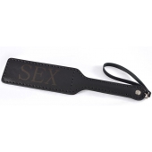 Черная гладкая шлепалка SEX - 35 см. - Sitabella - купить с доставкой в Череповце