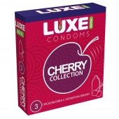 Презервативы с ароматом вишни LUXE Royal Cherry Collection - 3 шт. - Luxe - купить с доставкой в Череповце