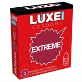 Текстурированные презервативы LUXE Royal Extreme - 3 шт. - Luxe - купить с доставкой в Череповце