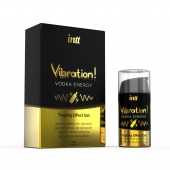 Жидкий интимный гель с эффектом вибрации Vibration! Vodka Energy - 15 мл. - INTT - купить с доставкой в Череповце