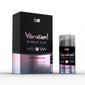 Жидкий интимный гель с эффектом вибрации Vibration! Bubble Gum - 15 мл. - INTT - купить с доставкой в Череповце