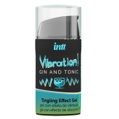 Жидкий интимный гель с эффектом вибрации Vibration! Gin   Tonic - 15 мл. - INTT - купить с доставкой в Череповце
