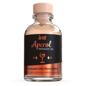 Массажный гель с согревающим эффектом Aperol - 30 мл. - INTT - купить с доставкой в Череповце