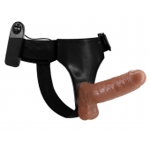 Страпон на трусиках с вибрацией Ultra Passionate Harness - 16 см. - Baile - купить с доставкой в Череповце