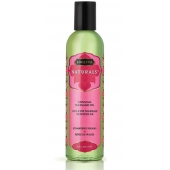Массажное масло Naturals Strawberry Dreams с ароматом клубники - 236 мл. - Kama Sutra - купить с доставкой в Череповце