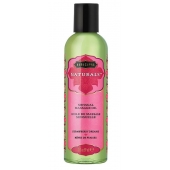 Массажное масло Naturals Strawberry Dreams с ароматом клубники - 59 мл. - Kama Sutra - купить с доставкой в Череповце