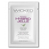 Гель-лубрикант на водно-силиконовой основе Simply Hybrid Jelle - 3 мл. - Wicked - купить с доставкой в Череповце