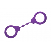 Фиолетовые силиконовые поножи Limitation - Lola Games - купить с доставкой в Череповце