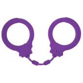 Фиолетовые силиконовые поножи Limitation - Lola Games - купить с доставкой в Череповце